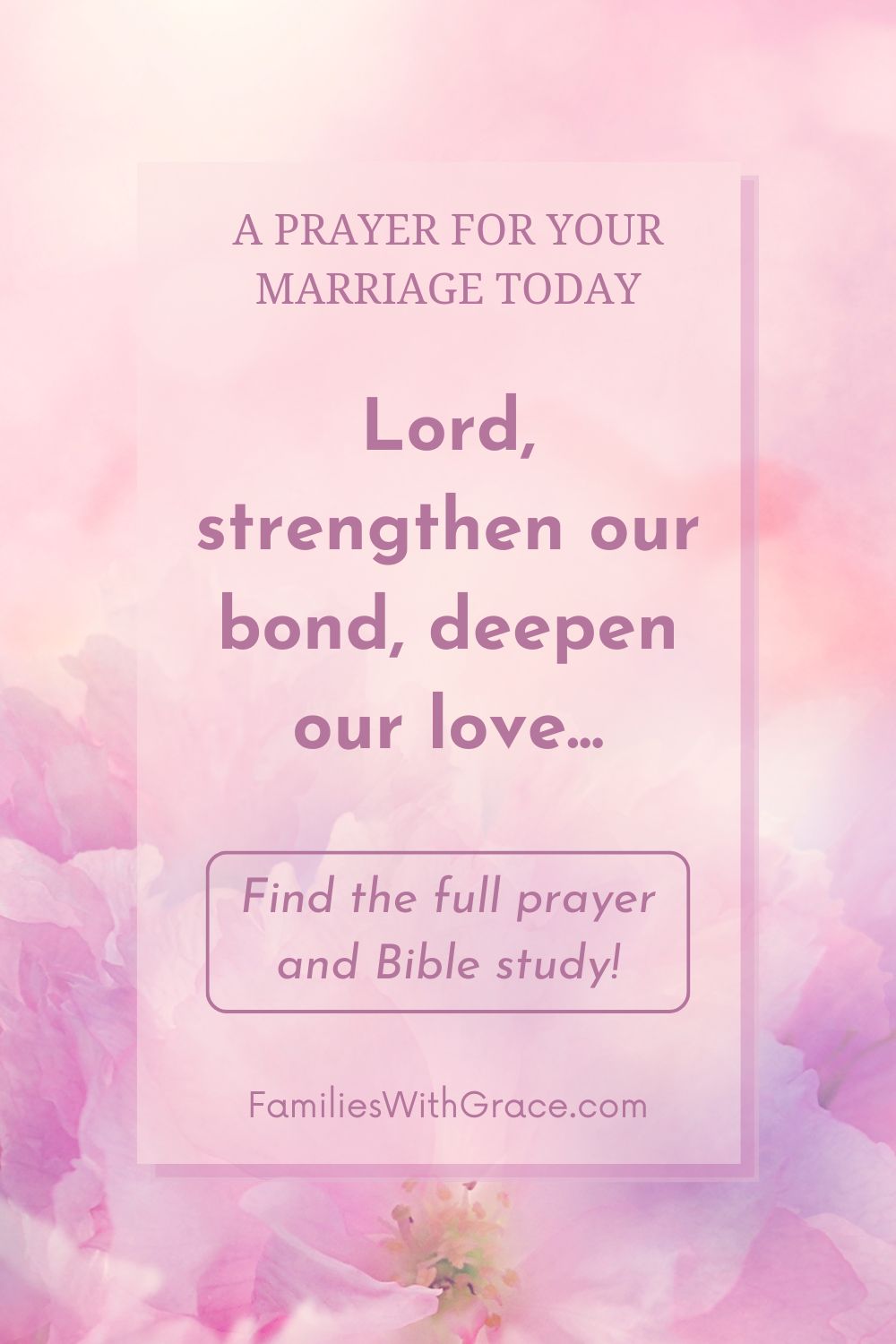 Praying for your marriage