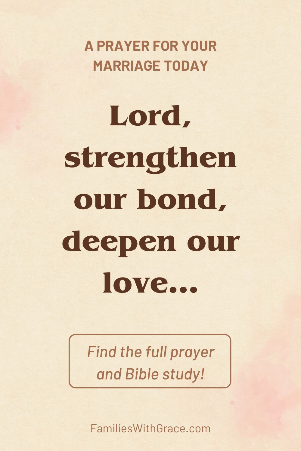 Praying for your marriage