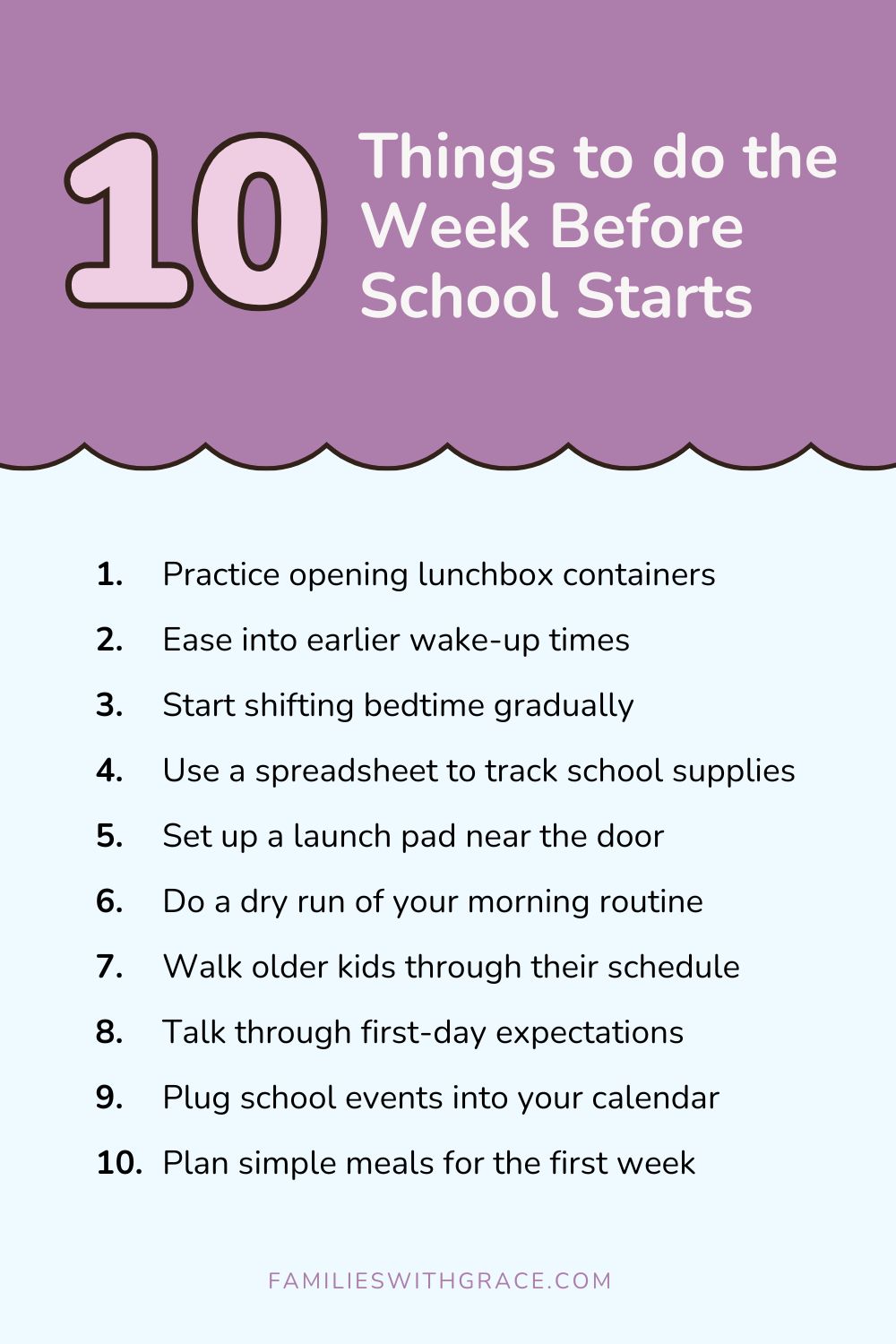 20 Back to school tips for moms