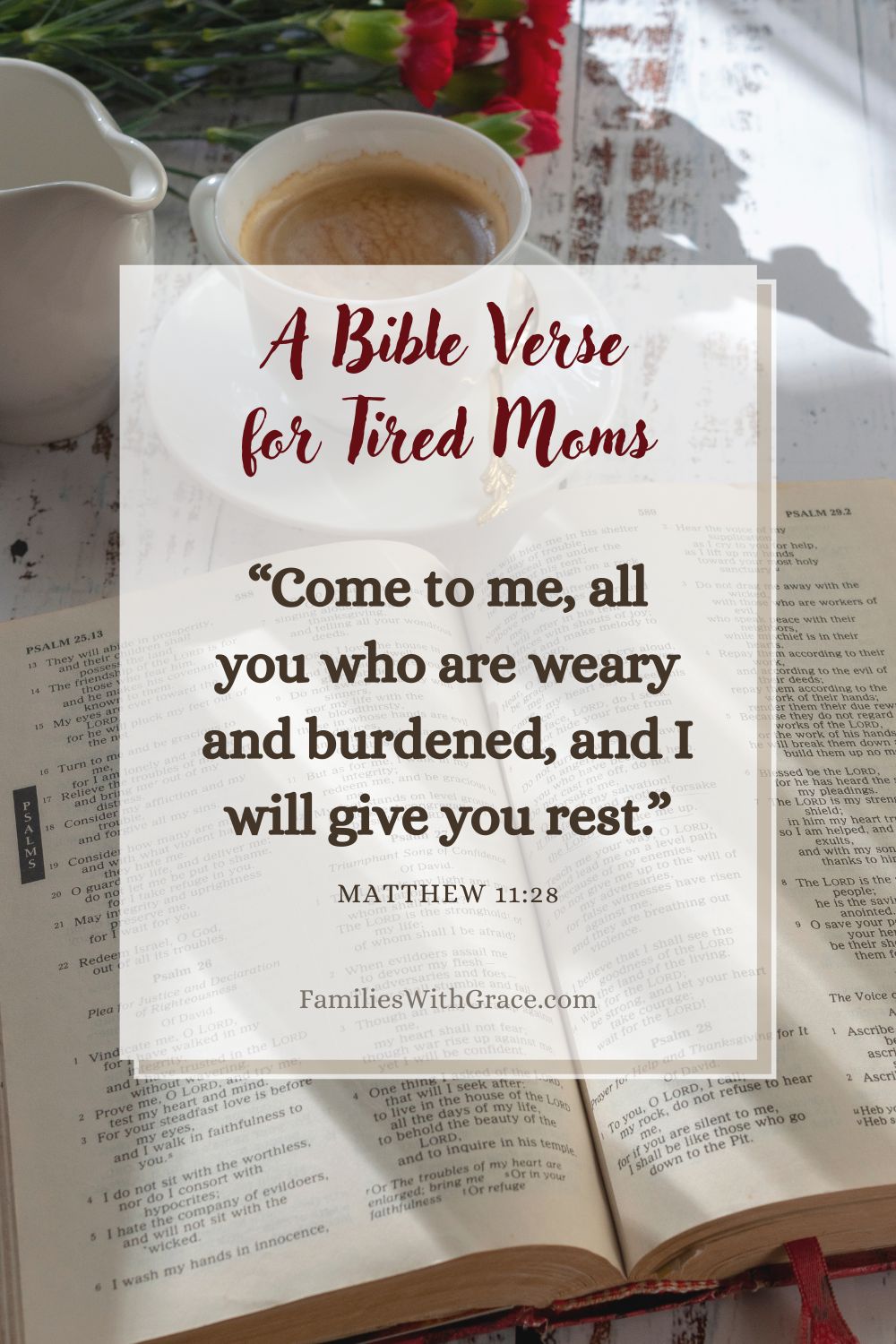 Bible verses about rest for busy moms: Finding peace in God\'s presence