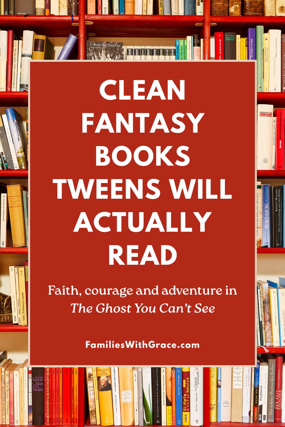 A Christian fantasy book for tweens and teens