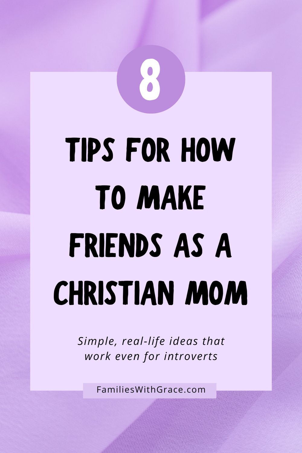 Tips for how to make friends as a Christian mom