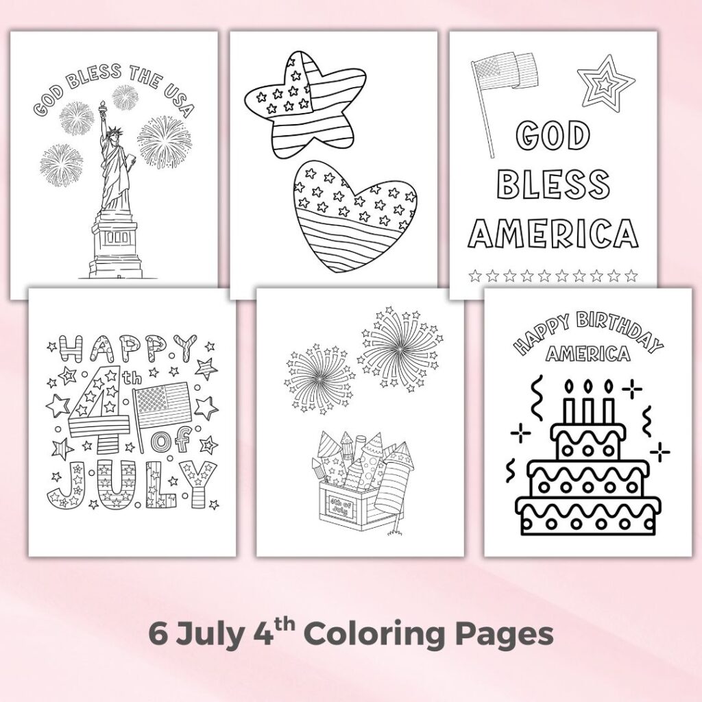 Free 4th of July Coloring Pages