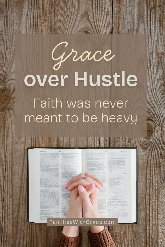 Faith without pressure Pinterest image 6
