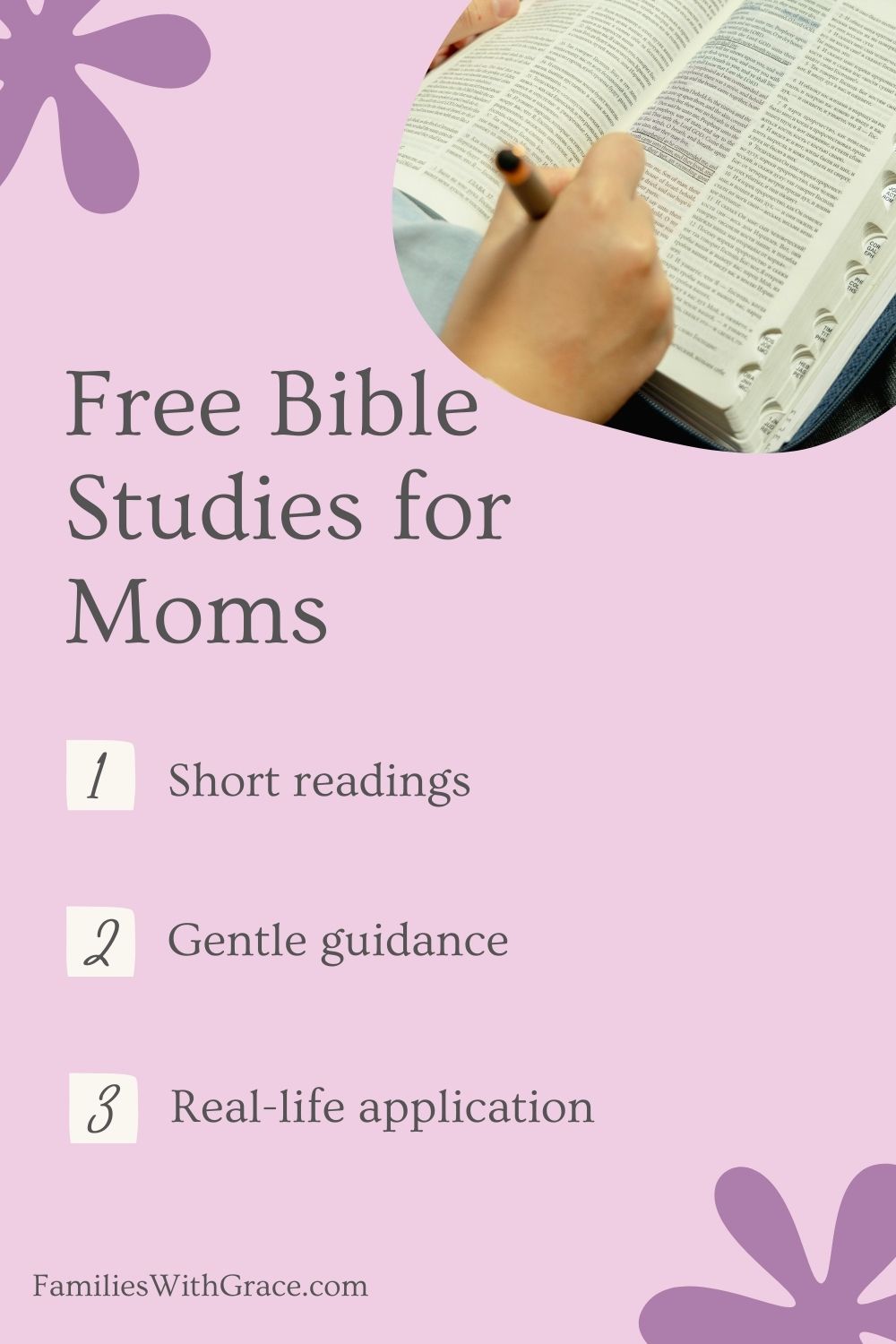 Free Bible studies for moms