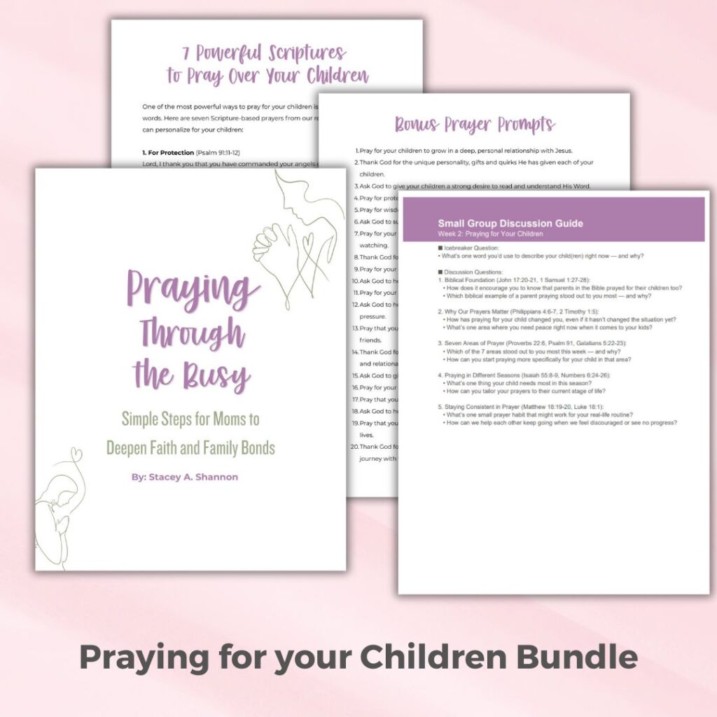 Praying for your children bundle