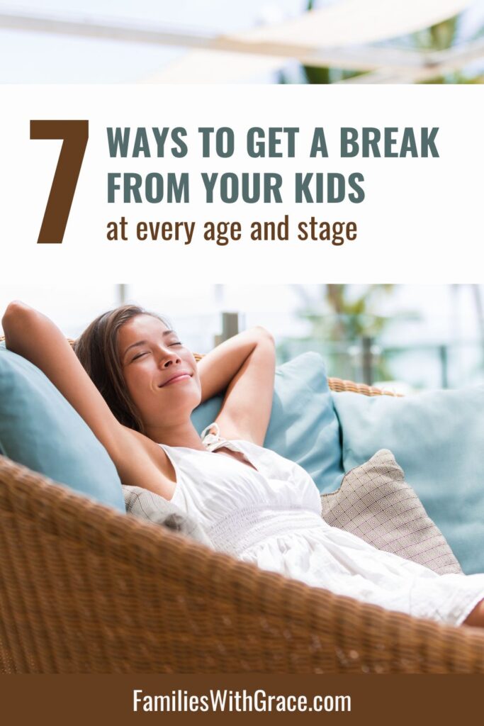 Taking a break from your kids Pinterest image 3