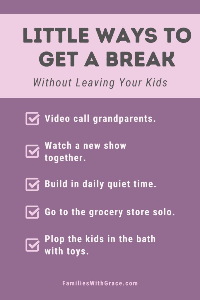 Taking a break from your kids Pinterest image 8